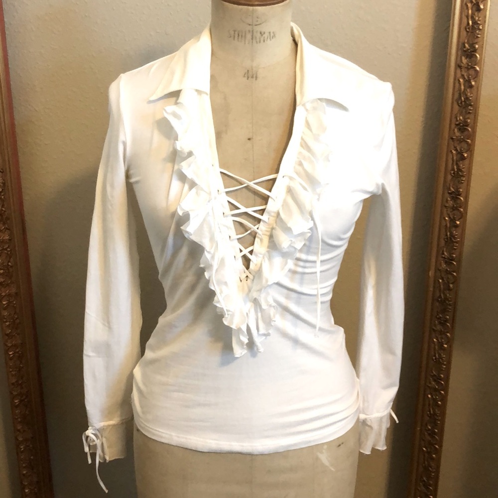 Ann Fontaine white shirt